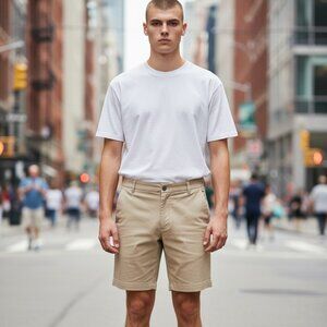 Mens VRST Khaki Shorts